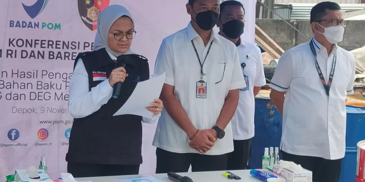 BPOM Revokes Licenses of Two Pharma Distributors over Dangerous Chemicals