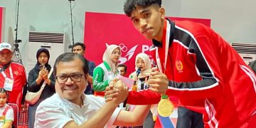 Police Athlete Wins Another Gold Medal at the Aceh-North Sumatra National Sports Week