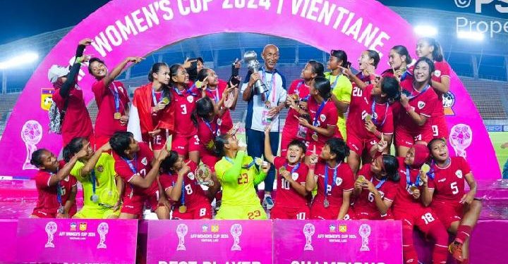 Indonesia Women’s National Team Clinches First AFF Women’s Cup Title with 3-1 Win Over Cambodia