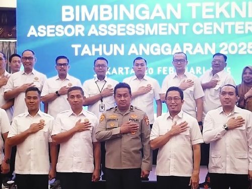Karobinkar SSDM Polri Perkuat Kompetensi Asesor dalam Bimbingan Teknis Assessment Center Polri 2025