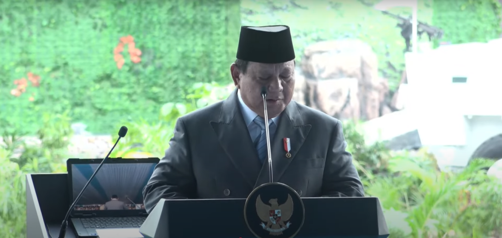 Presiden RI Prabowo Subianto-Indo Defence 2024
