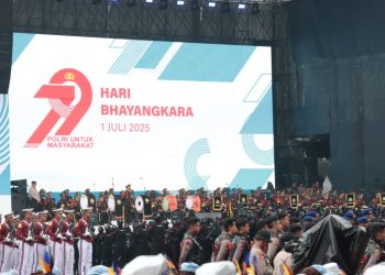 Thousands Gather at Monas for 79th Bhayangkara Day Celebration