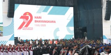 Thousands Gather at Monas for 79th Bhayangkara Day Celebration