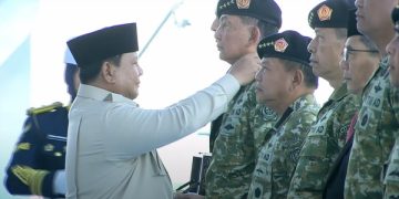 Lima Tokoh Terima Gelar Jenderal Kehormatan Bintang Empat dari Presiden Prabowo