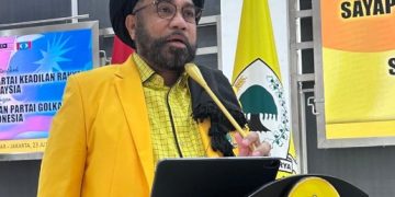 Prof. Dr. Ali Mochtar Ngabalin, M.Si - Ketua Bidang Politik Luar Negeri dan Hubungan Internasional DPP Partai Golkar - Guru Besar Hubungan Internasional Busan University of Foreign Studies (BUFS) Korea Selatan