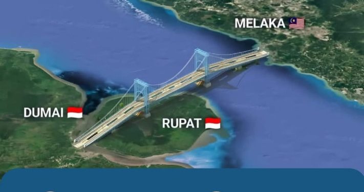 Indonesia-Malaysia Bakal Bangun Jembatan: Dumai Melaka Hanya 40 menit