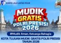Strategi Polri Urai Macet Lebaran Lewat Program Mudik Gratis Presisi 2026