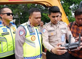 Strengthening Operation Patuh 2026, Indonesian Traffic Police Deploy ETLE Drones to Monitor Violations