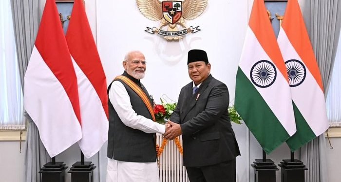 President Prabowo Awards Bintang Adipura to Indian PM Narendra Modi