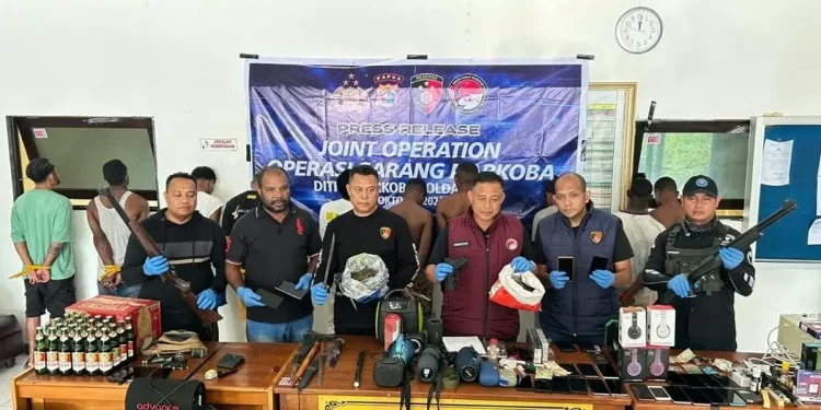 Joint Papua Police and BNNP Operation Raids Vietnam Village Drug Den, Securing 10 Suspects #ReserseBekerja