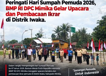 Commemorating 98th Youth Pledge Day, BMP RI Mimika Fosters Unity in Central Papua